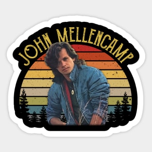 Vintage John Mellencamp Sticker